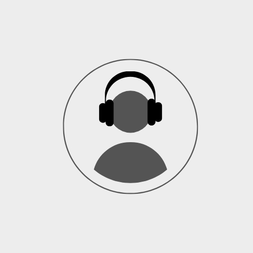 logo of a stickfigure with headphones inside a circle.